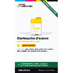 Cartouche jaune compatible Brother LC125XLY | 1er Prix Solidaire