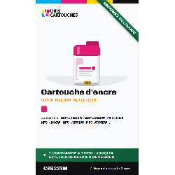 Cartouche magenta compatible Brother LC223M | 1er Prix Solidaire