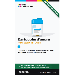 Cartouche cyan compatible Brother LC223C | 1er Prix Solidaire