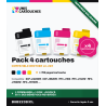 Pack 4 cartouches compatibles Brother LC223 | 1er Prix Solidaire