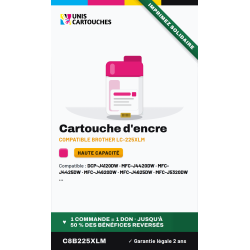 Cartouche magenta XL compatible Brother LC225XLM | 1er Prix