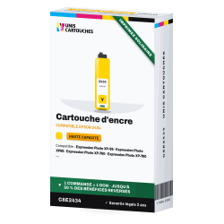 Cartouche d'encre compatible Epson 24XL / C13T24344012 Jaune | 1er Prix Solidaire