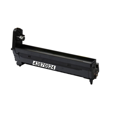 Tambour compatible Oki 43870024 Noir - Gamme Solidaire