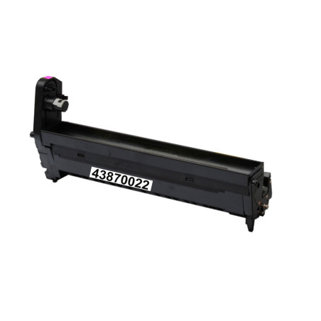 Tambour Magenta Oki 43870022 compatible Solidaire