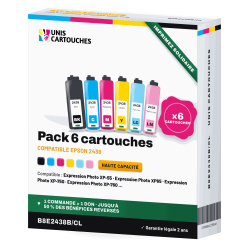 Pack 6 cartouches Epson 24XL C13T24384012 | 1er Prix Solidaire