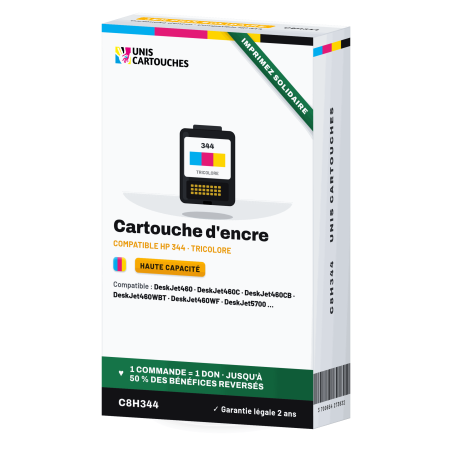 Cartouche HP 344 C9363AE Trois couleurs | 1er Prix Solidaire