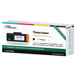 Toner HP 135A W1350A Noir compatible | 1er Prix Solidaire