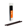 Peach 25 Clips reliure plastiques A4 20 feuilles (6mm) - R-PBS406-02 - Noir