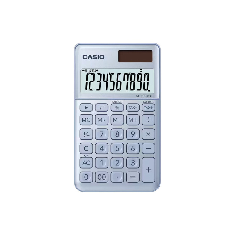 Calculatrice de poche Casio SL-1000SC-BU-S-EP BLUE