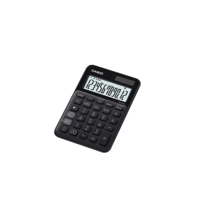 Calculatrice de bureau Casio MS-20UC-BK-S-EC