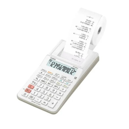 Calculatrice imprimante Casio HR-8RCE Blanche