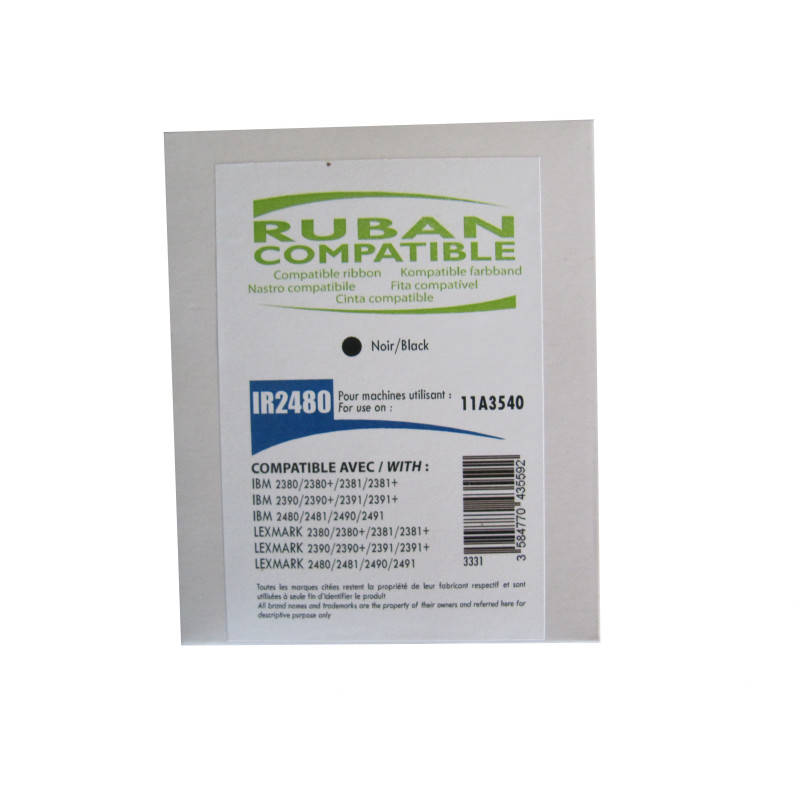 Ruban Compatible IBM 11A3540 Noir - Solidaire