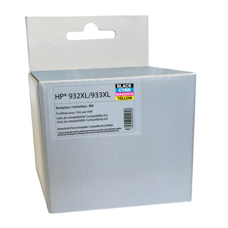 Cartouche D'encre Compatible Hp Bk+c+m+y · 3214 ml