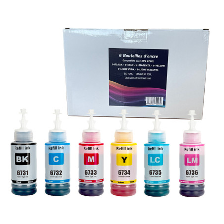 Pack de 2 Cartouches D'encre Epson Noir · 670 ml