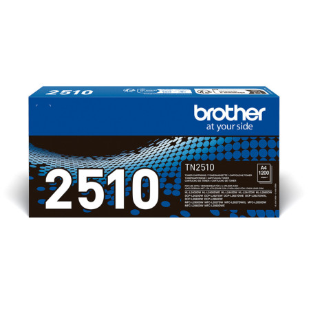 Cartouche TN-2510 Noir Origine Brother pour DCP-L 2620 DW / 2625 DW