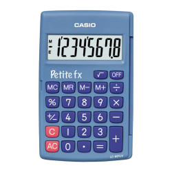 Calculatrice de poche Casio LC-401LV-BU