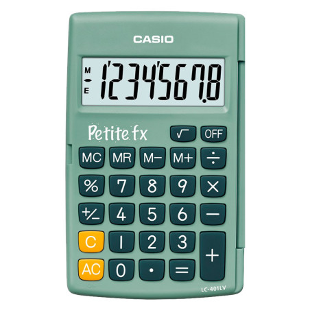 Calculatrice de poche Casio LC-401LV-GN