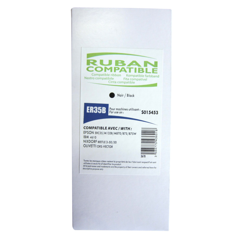 Ruban encreur compatible Epson Noir | Solidaire