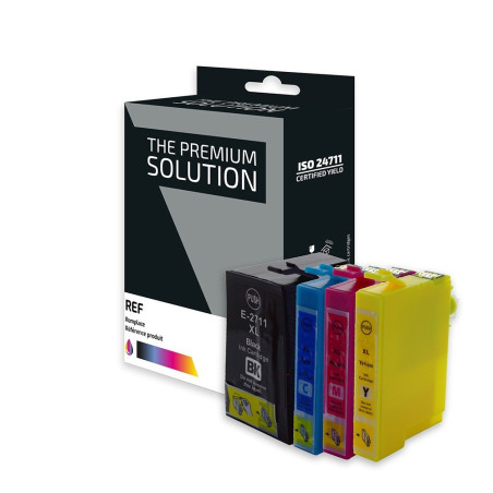 Cartouches Epson C13T27154012 compatibles - Pack 4 couleurs - 1er Prix