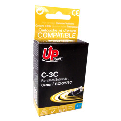 Cartouche d'encre UPrint compatible Canon BCI3/BCI5/BCI6 Cyan | Premium