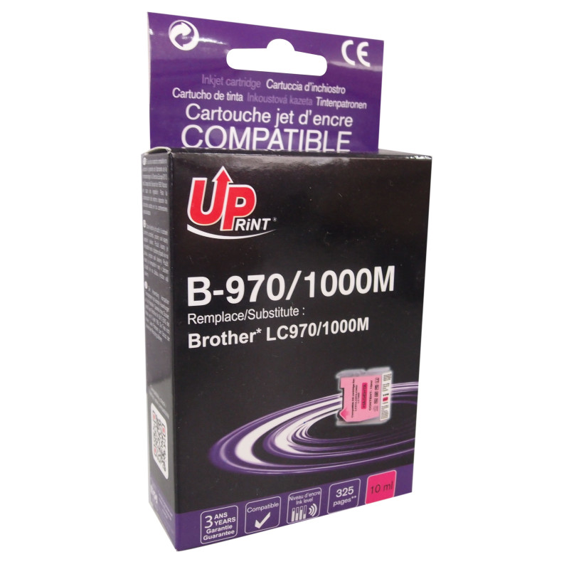 Cartouche UPrint Magenta Premium pour Brother LC970 – compatible