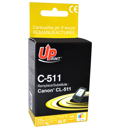 Cartouche CL-511 Premium compatible Canon Pixma IP 2700, IP 2702, MP