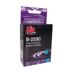 Cartouche Premium Cyan UPrint pour imprimantes Brother LC-223