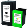 Cartouches UPrint Premium pour HP, BK+CL, 1000/580 pages