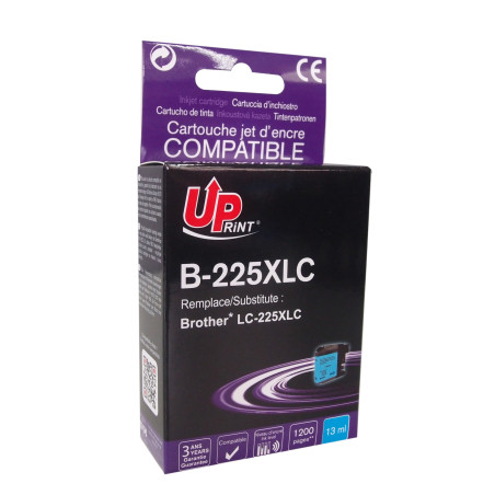 Consommable Premium Cyan LC-225XL pour Brother – UPrint (Lama France)