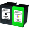 Cartouches UPrint Premium BK+CL pour imprimantes HP - Consommable