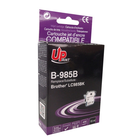 Cartouche UPrint Premium noir LC985 pour imprimantes Brother DCP-J