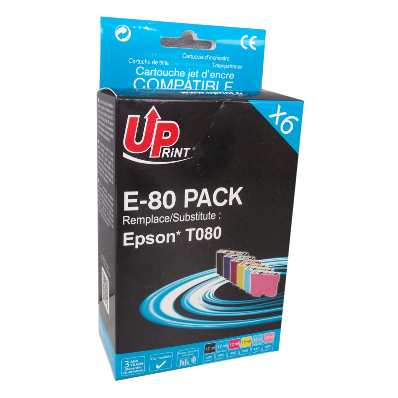 Cartouche Premium UPrint T0807 compatible Epson Stylus Photo PX 560