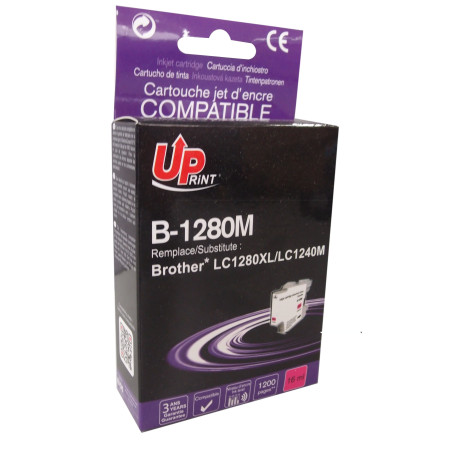 Cartouche Magenta Premium UPrint pour Brother LC1280XL/LC1240