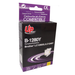 Cartouche jaune premium UPrint LC1280XL/LC1240 pour Brother