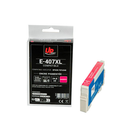 Cartouche Premium Magenta UPrint T07U340 pour Epson WorkForce Pro