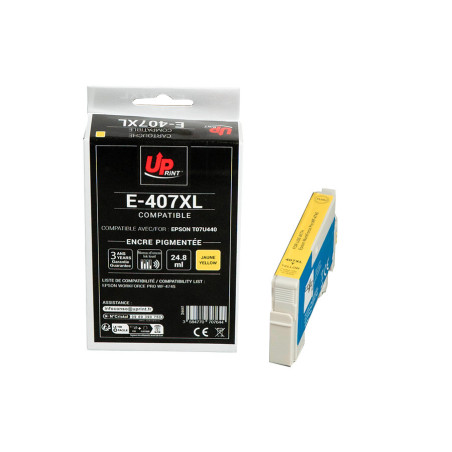 Cartouche jaune premium UPrint pour Epson WorkForce Pro WF-4745 DTWF