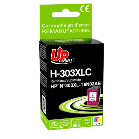 Cartouche compatibles HP N°303XL T6N03AE - UPrint Premium CL