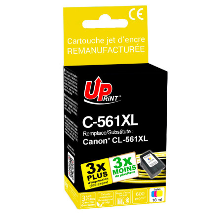Cartouche Premium CL-561XL couleur UPrint pour Canon Pixma TS 5300