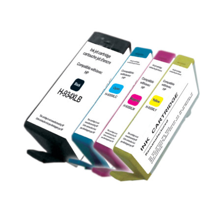 Cartouches UPrint Premium compatibles HP C2P23/24/25/26AE-N°934/935XL
