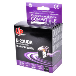 Cartouche d'encre UPrint compatible Brother LC22UBK Noir | Premium