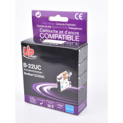 Cartouche d'encre UPrint compatible Brother LC22UC Cyan | Premium