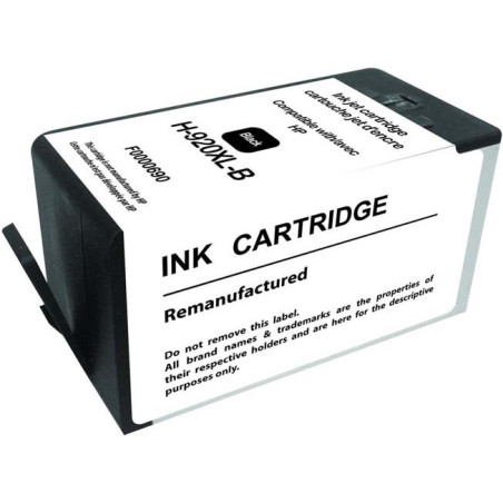 Cartouche UPrint Noir Premium pour imprimantes HP – CD975 compatible