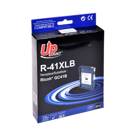 UPrint N°41 Noir Premium compatible Ricoh - Consommable premium Lama
