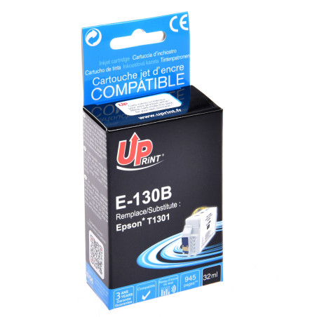 Cartouche UPrint Premium Noir pour Epson T130 - T1301