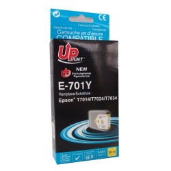 Cartouche d'encre UPrint compatible Epson T701/T702/T703 Jaune | Premium