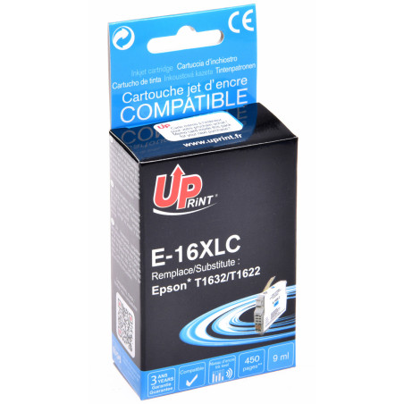 Cartouche UPrint compatible Epson 16XL cyan (C13T16324012)