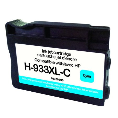 Cartouche Premium UPrint Cyan CN054A pour imprimantes HP - Gamme