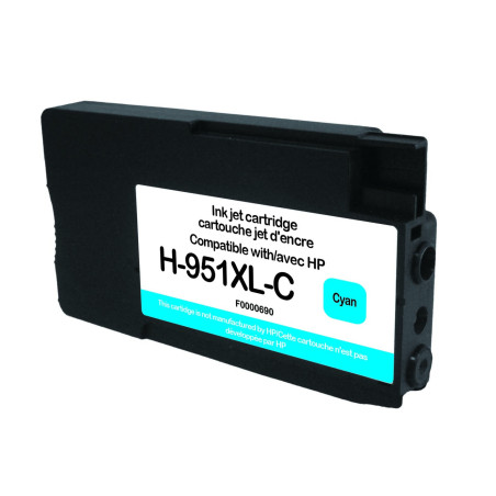 Cartouche UPrint Cyan Premium CN046AE pour HP OfficeJet Pro - UPrint