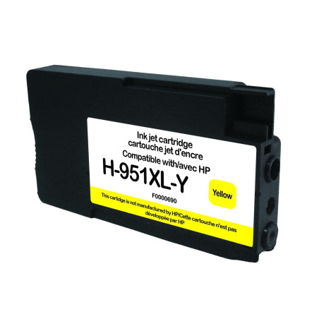 Cartouche jaune premium UPrint pour imprimantes HP OfficeJet Pro