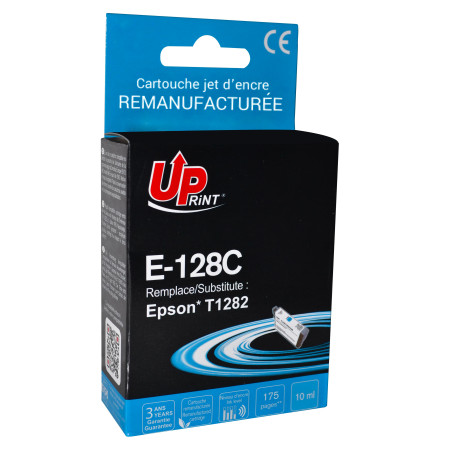 Cartouche Premium UPrint Cyan T1282 pour imprimantes Epson